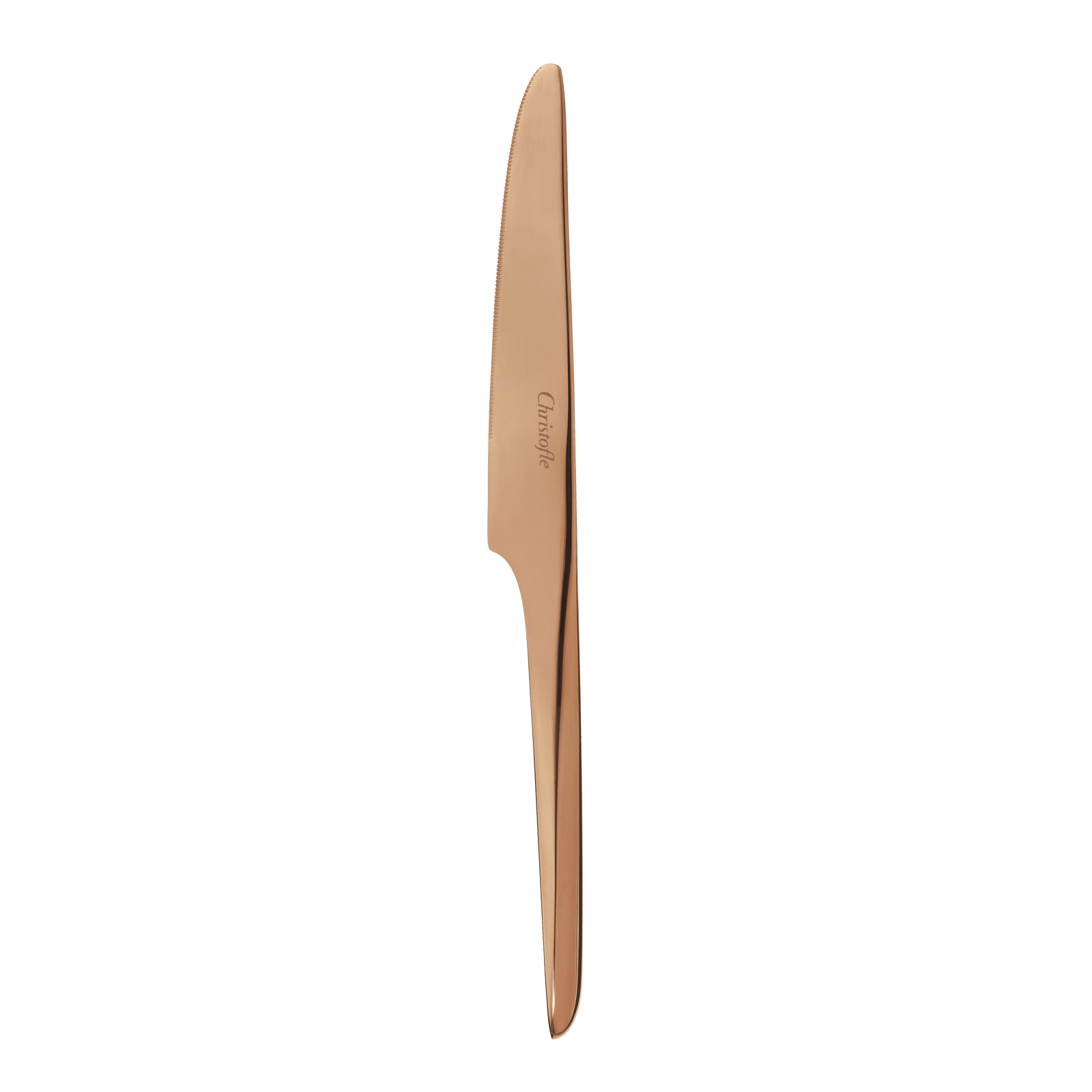 Christofle L'Ame de Christofle Stainless Steel- PVD Serrated Dinner Knife Copper