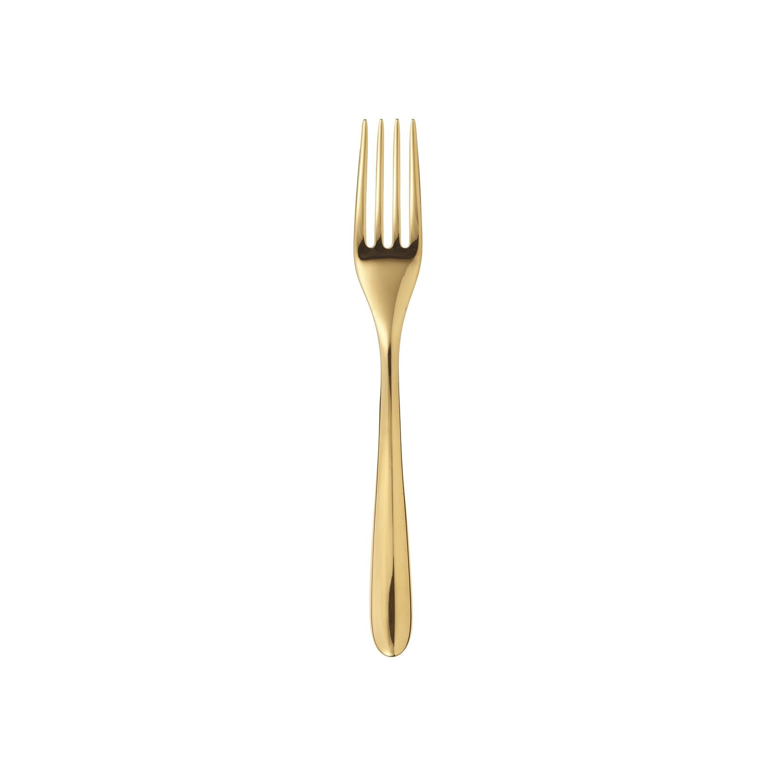 Christofle L'Ame de Christofle Stainless Steel- PVD Dessert Fork Gold