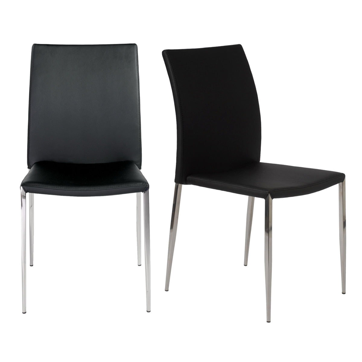 Euro Style Diana Stacking Side Chair - Set of 2 Clearance