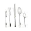 Christofle Steel Perles 5-Piece Stainless Steel Flatware Set