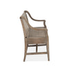 Magnussen Home Paxton Place Dovetail Grey Bench With Back