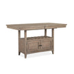 Magnussen Home Paxton Place Dovetail Grey Extendable Counter Height Dining Table