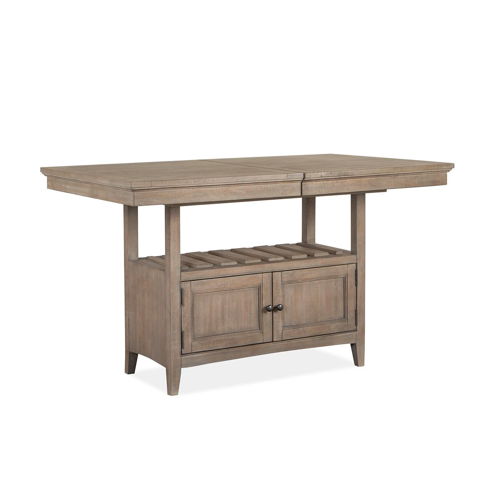 Magnussen Home Paxton Place Dovetail Grey Extendable Counter Height Dining Table