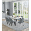 Feizy Azure 3402F Modern Abstract Rug in Blue/Gray/Ivory