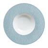Raynaud Mineral Irise Rim Plate Deep With Engraved Rim