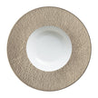 Raynaud Mineral Irise Rim Plate Deep With Engraved Rim