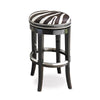 Ambella Zebrano Swivel Counter Stool - Backless