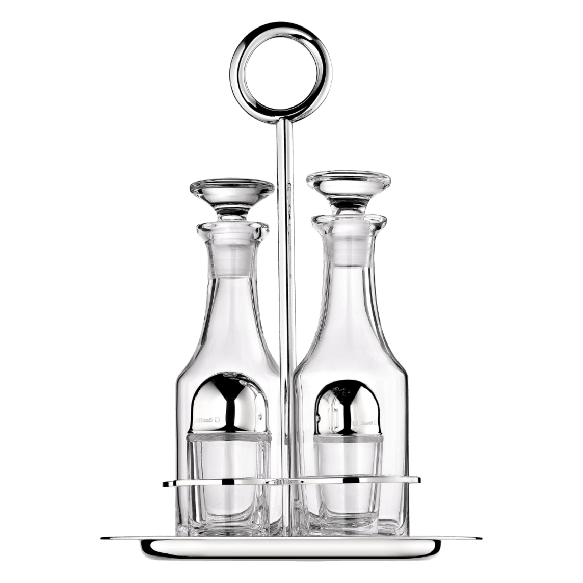 Christofle Vertigo Silver Plated Condiments - Set of 4