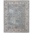 Feizy Dartmouth 39QNF Transitional Floral & Botanical Rug in Blue/Ivory/Brown