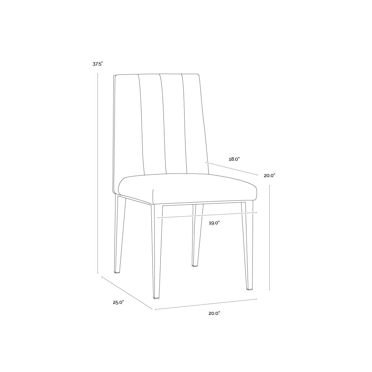 Sunpan Wilbur Dining Chair Clearance