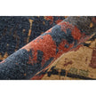 Feizy Pearson 39SQF Modern Abstract, Blue/Red/Tan, Rug