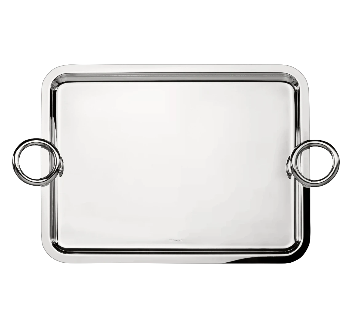 Christofle Vertigo Silver-Plated Tray