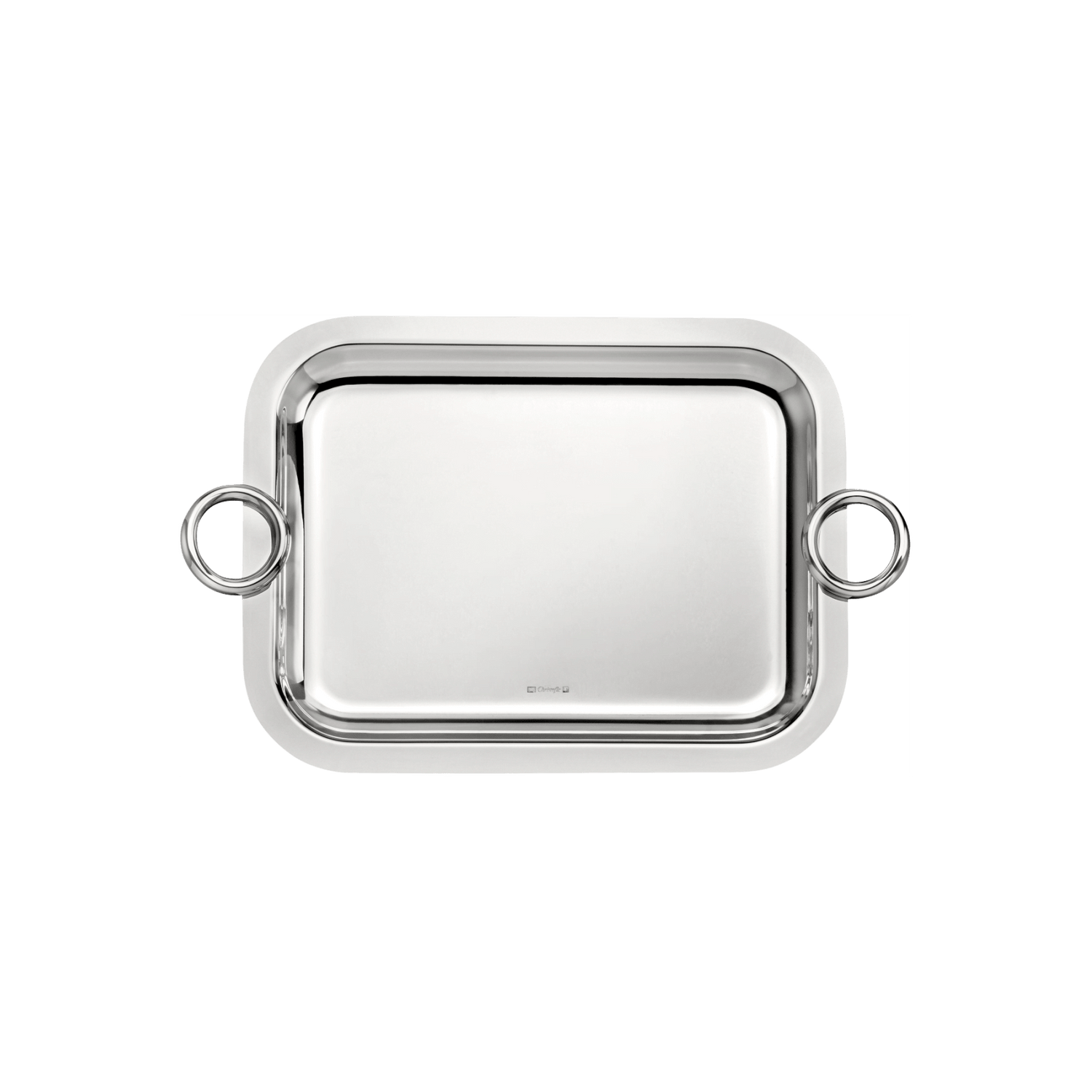 Christofle Vertigo Silver-Plated Tray 10 x 8 in