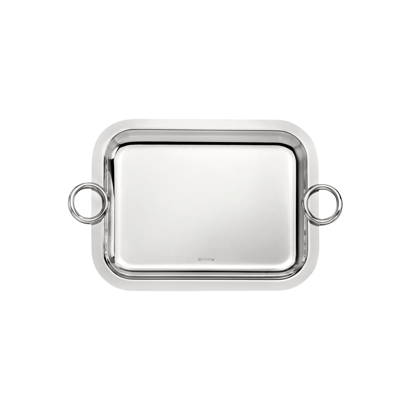 Christofle Vertigo Silver-Plated Tray 10 x 8 in