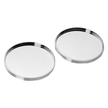 Christofle K+T Silver Plated 2 Glass Coasters