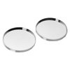 Christofle K+T Silver Plated 2 Glass Coasters