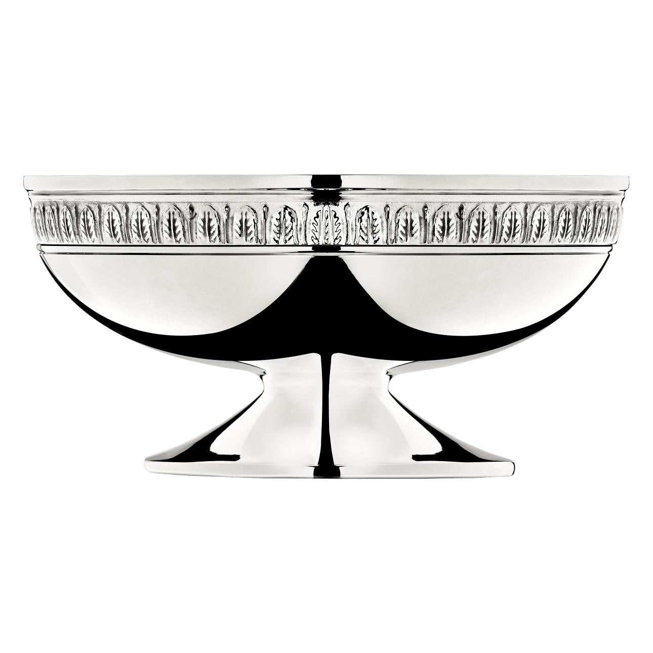 Christofle Malmaison Silver Plated Standing Bowl 3