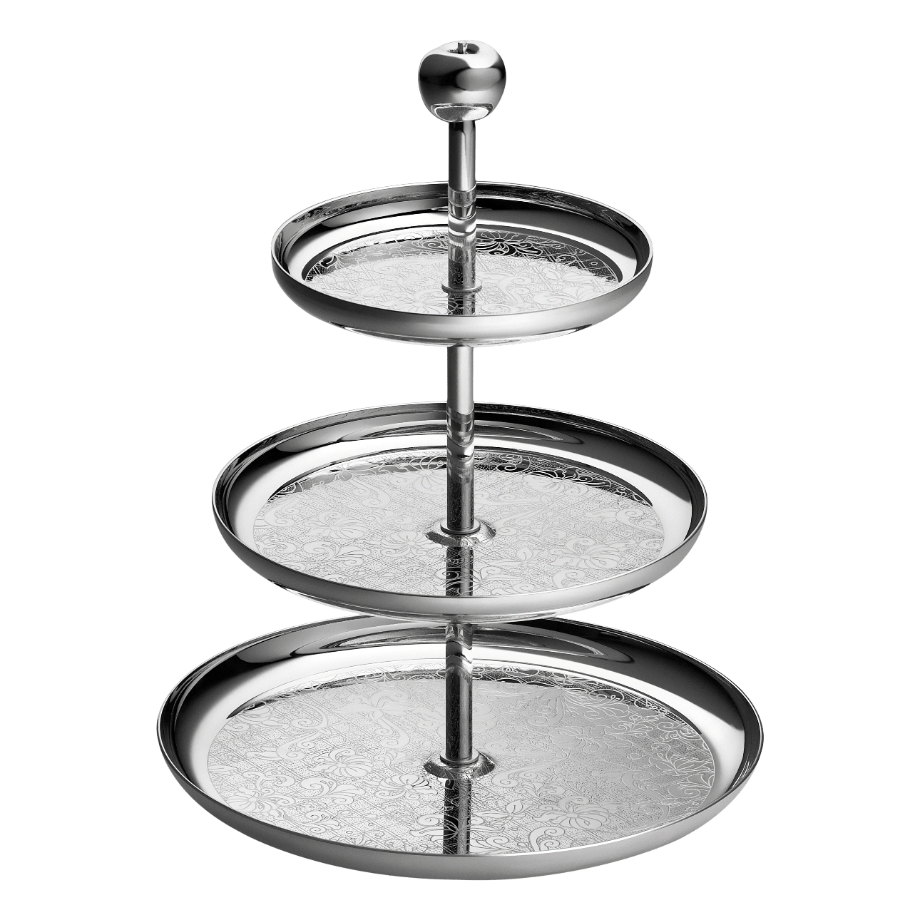 Christofle Jardin d'Eden Silver Plated Pastry Strand