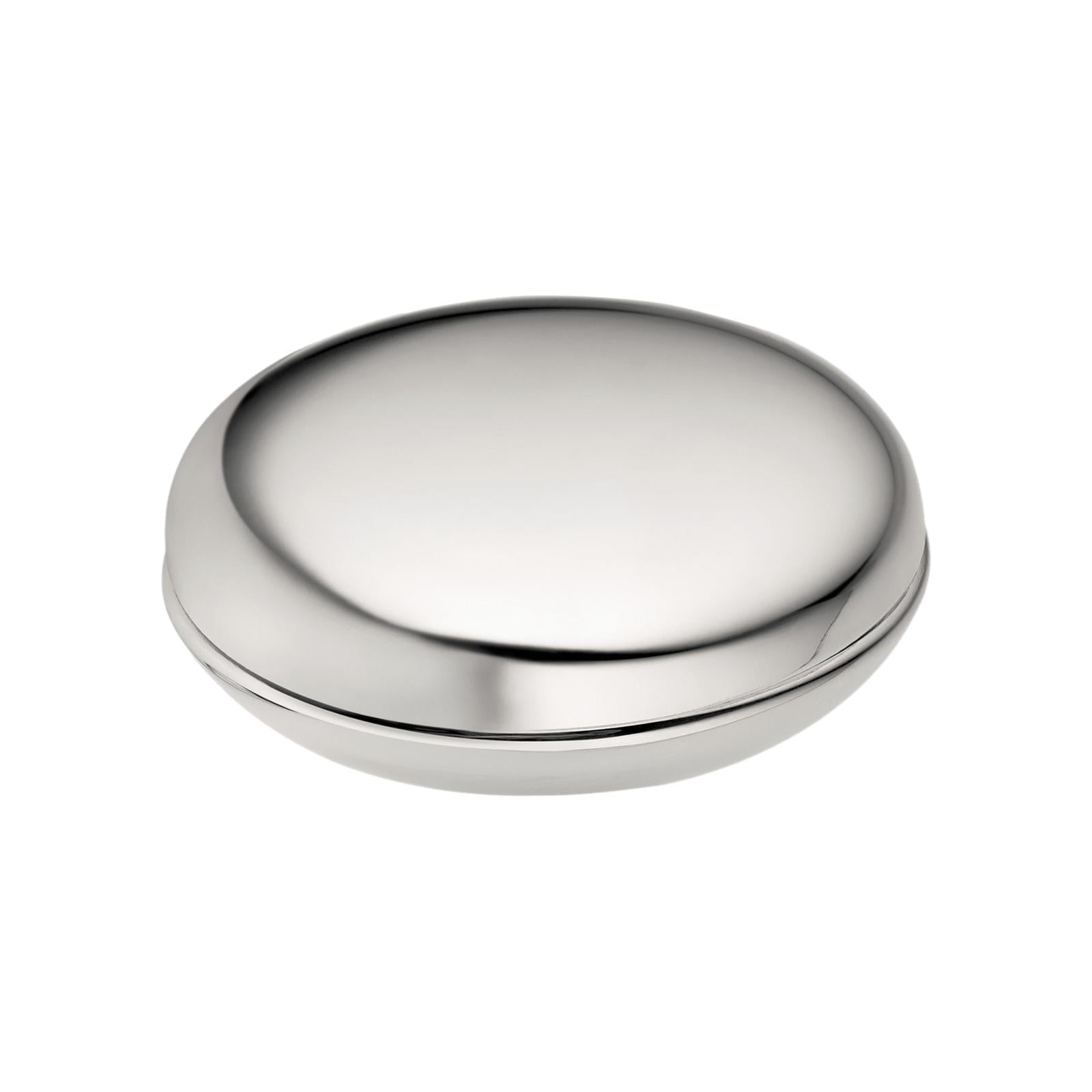 Christofle Uni Silver Plated Pill Box