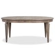 Magnussen Home Lancaster Dovetail Grey Extendable Round Dining Table
