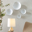 Uttermost Lucky Coins White Metal Wall Bowls - Set of 4