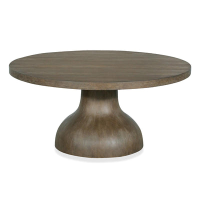Magnussen Home Bosley Lt. Brown Porpoise Round Cocktail Table