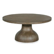 Magnussen Home Bosley Lt. Brown Porpoise Round Cocktail Table