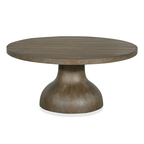 Magnussen Home Bosley Lt. Brown Porpoise Round Cocktail Table