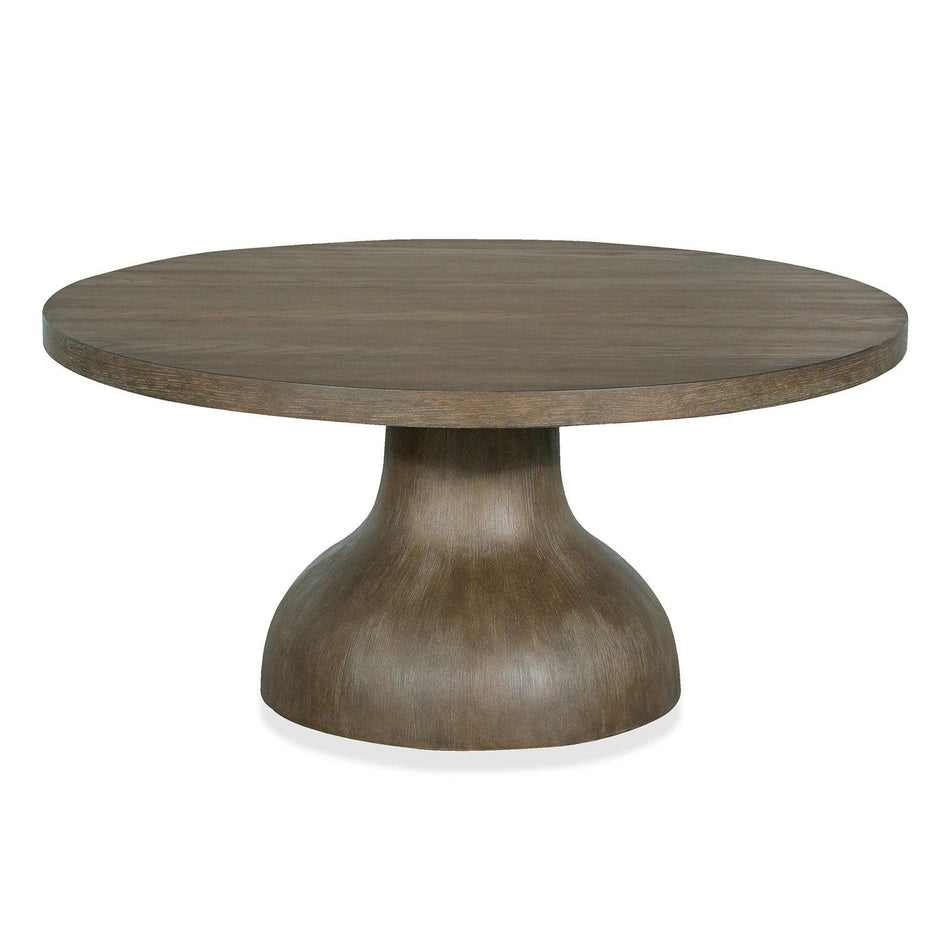 Magnussen Home Bosley Lt. Brown Porpoise Round Cocktail Table