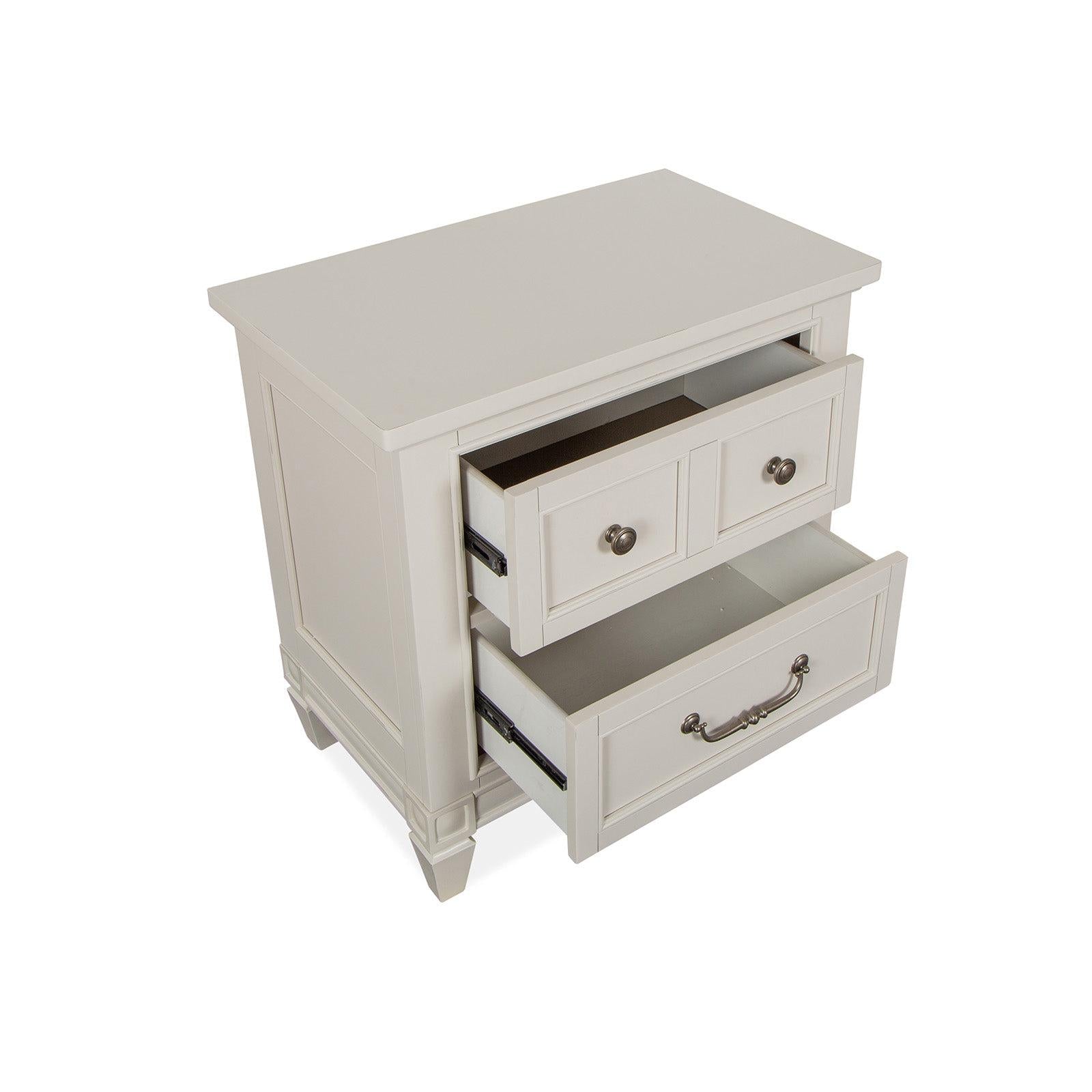 Magnussen Home Willowbrook Egg Shell White Nightstand