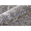 Feizy Waldor 39NDF Modern Abstract in Gray/Silver/Taupe