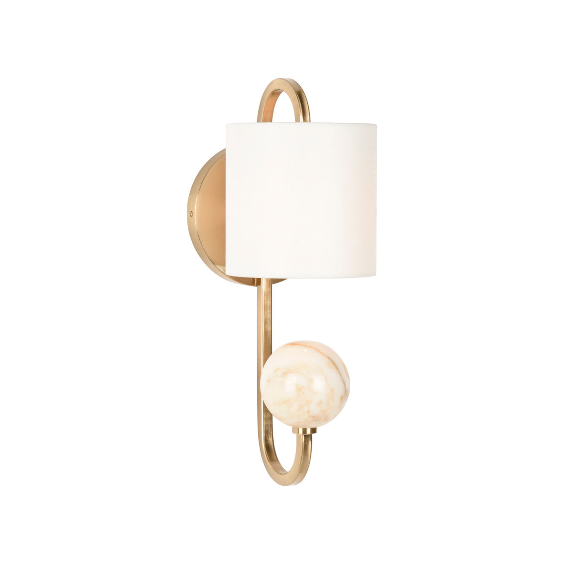 Wildwood Varese Marble Sphere Wall Sconce