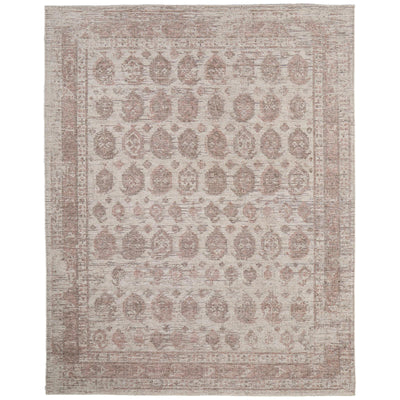 Feizy Loralai 8A66F Traditional Oriental Rug in Red/Ivory