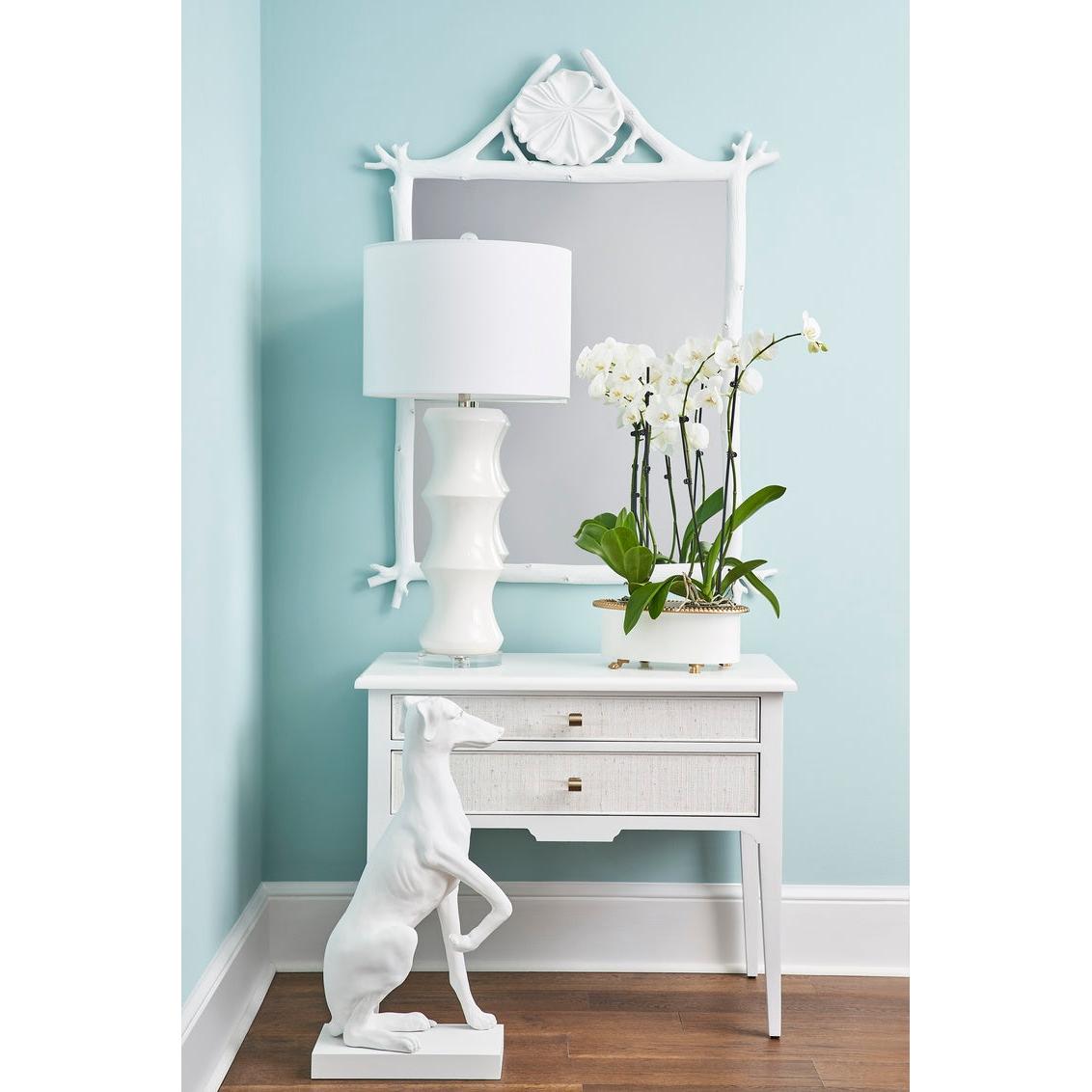 Chelsea House White Georgian Lowboy Cabinet