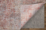 Feizy Pryor 39NGF Modern Watercolor in Red/Gray/Blue