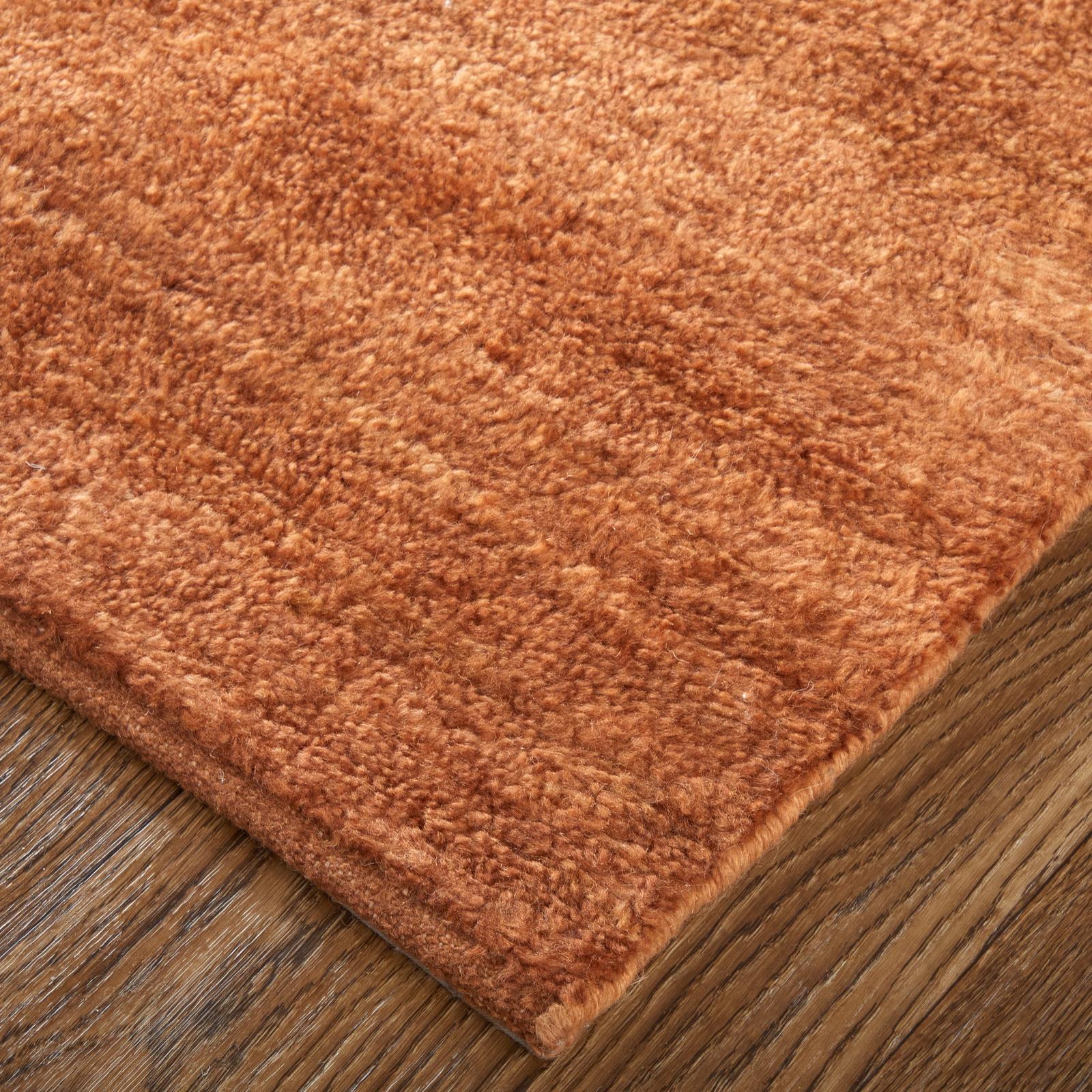 Feizy Agape 69H8F Modern Abstract Rug in Orange/White