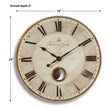 Uttermost Harrison Gray Clock