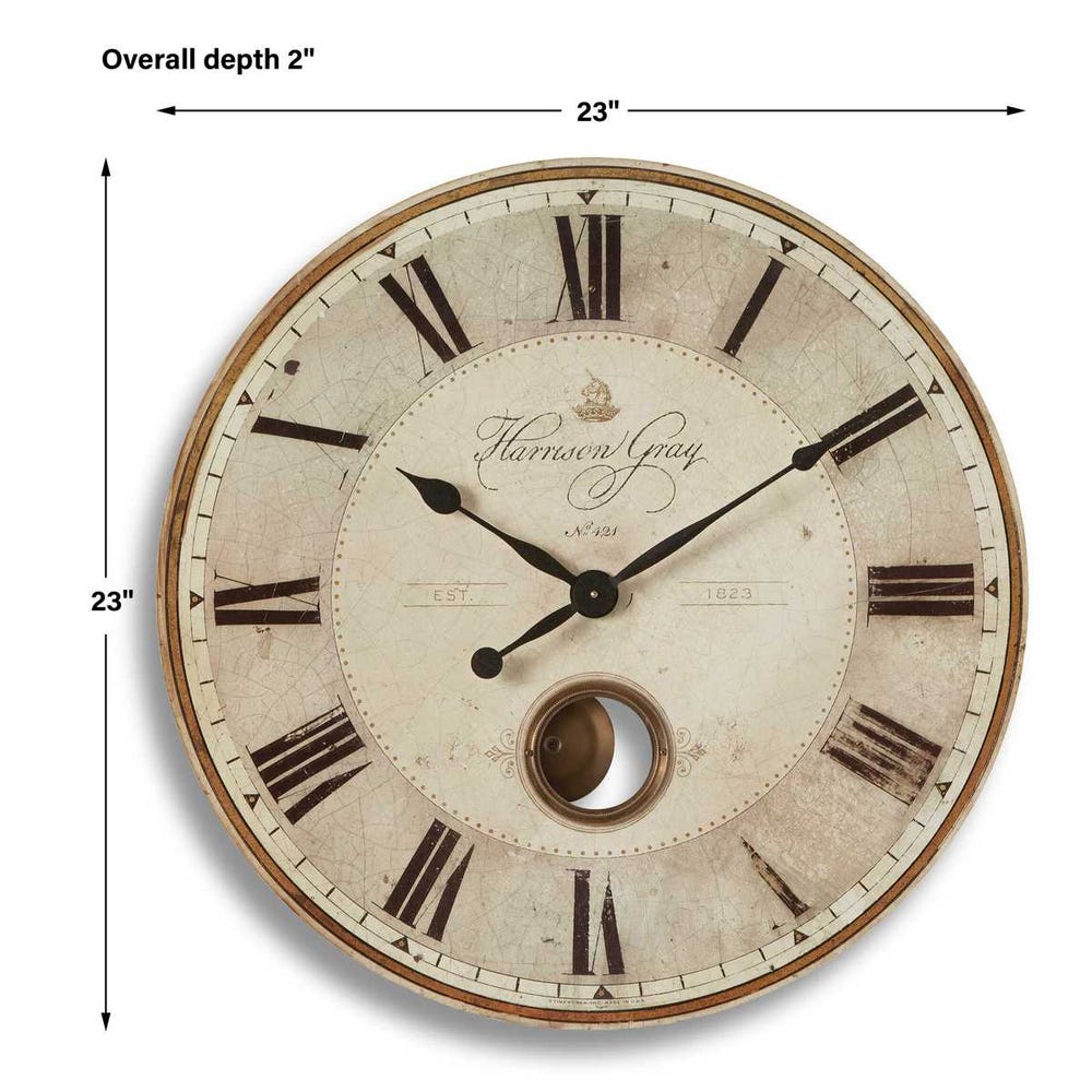Uttermost Harrison Gray Clock