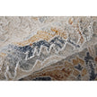 Feizy Pasha 39M5F Transitional Medallion in Ivory/Taupe/Blue