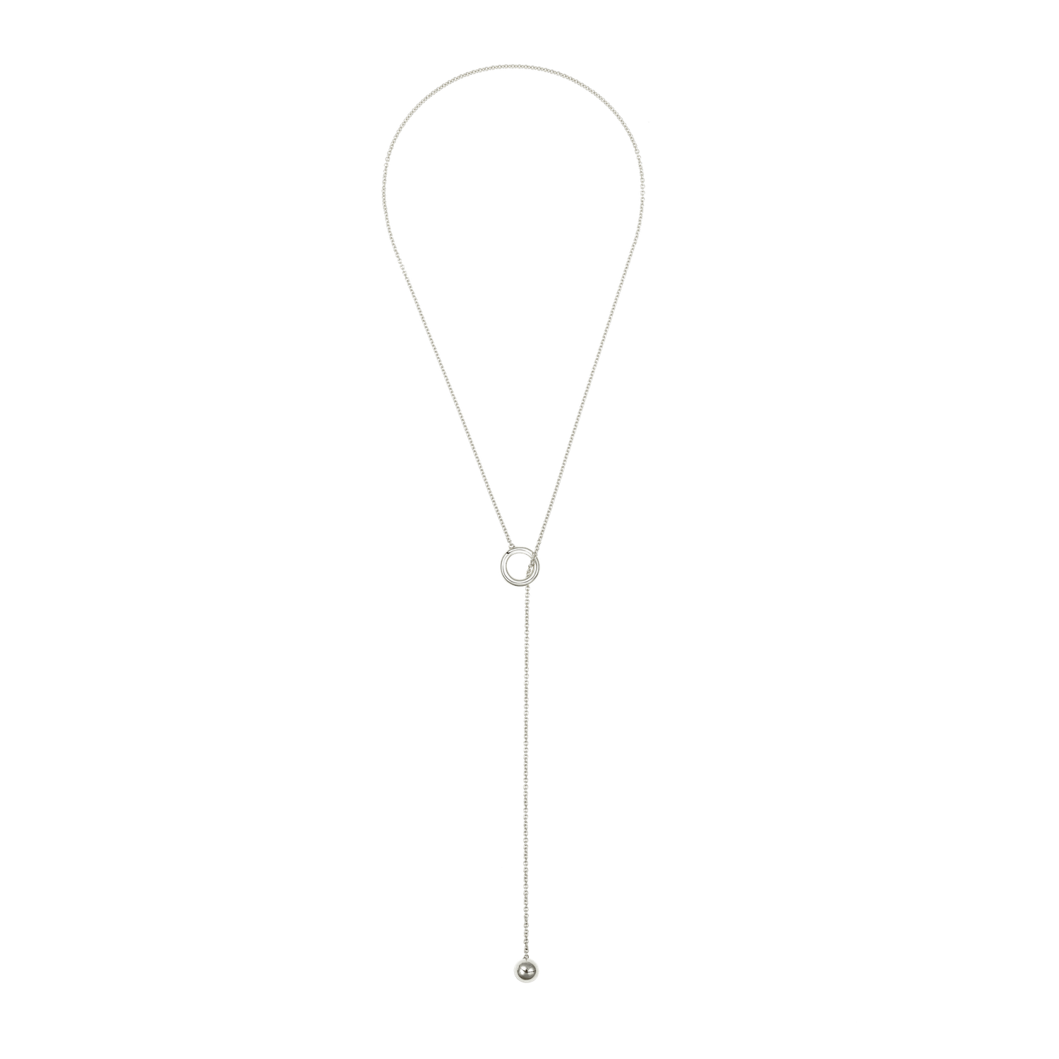 Christofle Idole de Christofle Sterling Silver Necklace Tie
