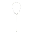 Christofle Idole de Christofle Sterling Silver Long Necklace 5 Rings