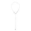 Christofle Idole de Christofle Sterling Silver Long Necklace 5 Rings