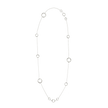 Christofle Idole de Christofle Sterling Silver Multi Ring Long Necklace