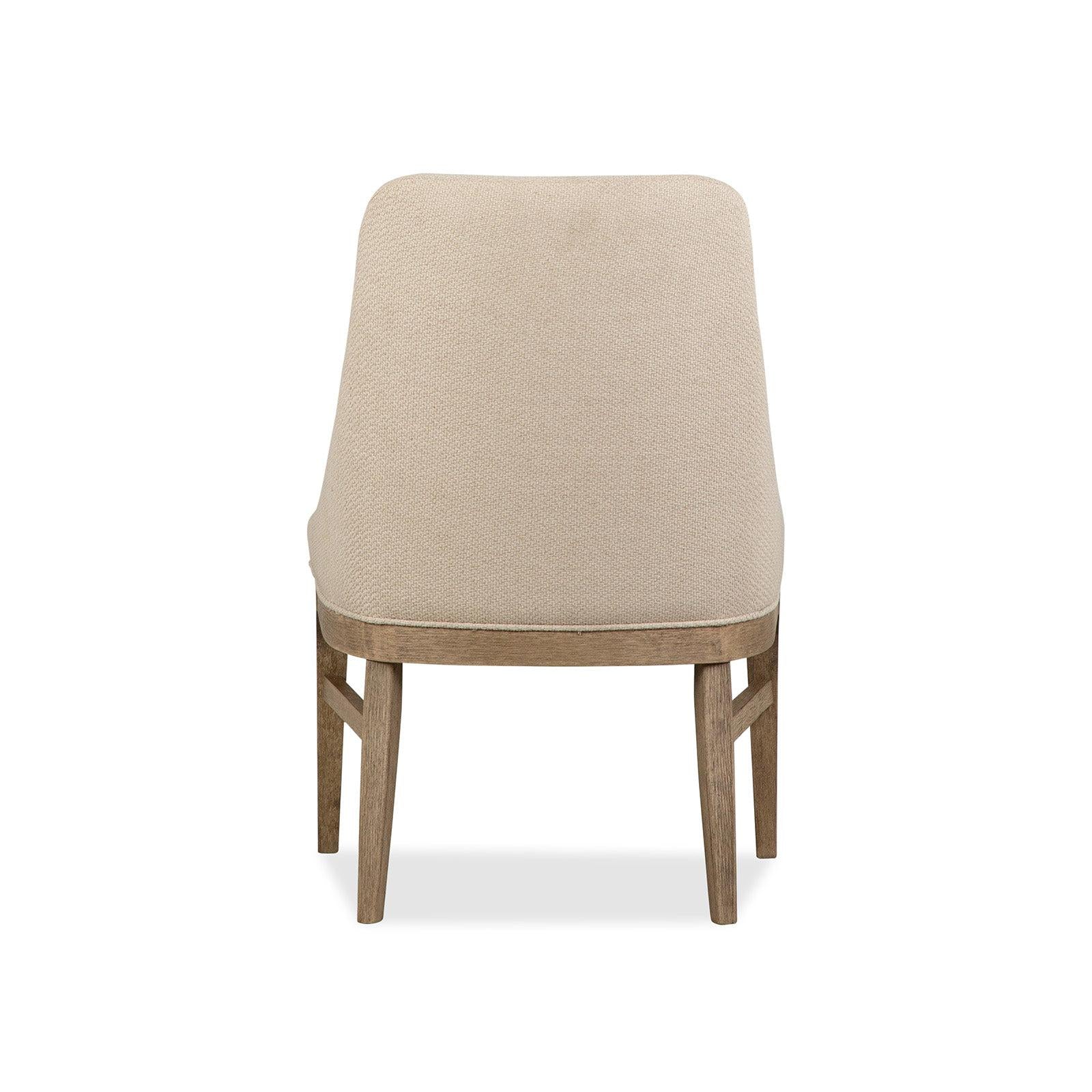 Magnussen Home Tristan Swiss Coffee Upholstered Arm Chair Set of 2