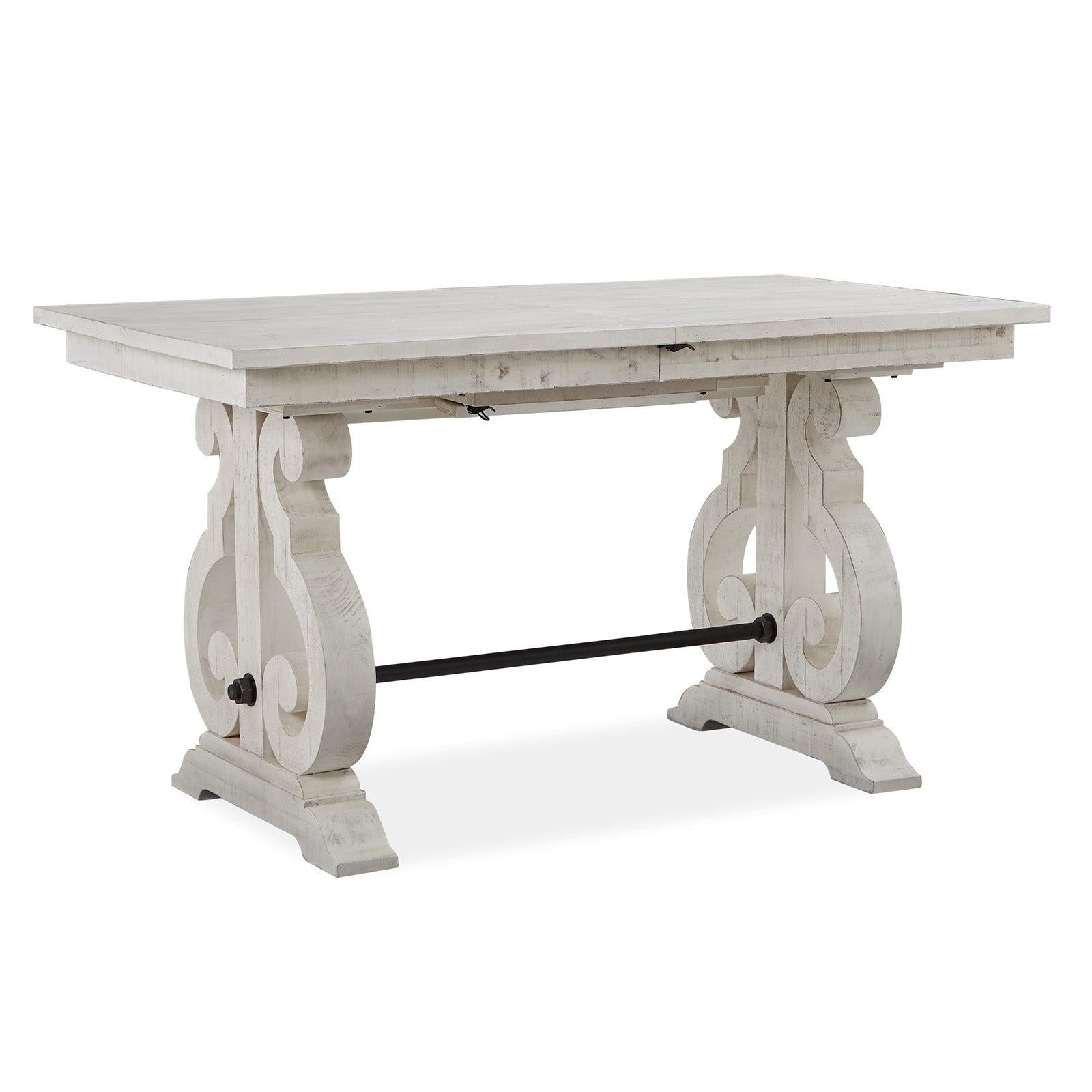 Magnussen Home Bronwyn Alabaster Extendable Rectangular Dining Table