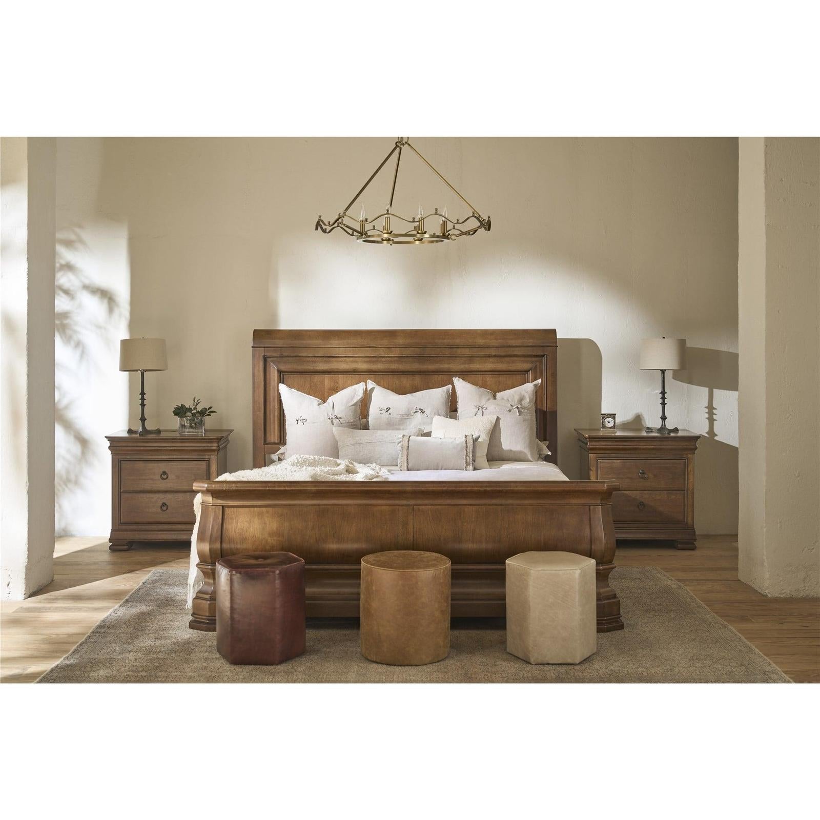 Universal Furniture New Lou Louie P's Sleigh Bed