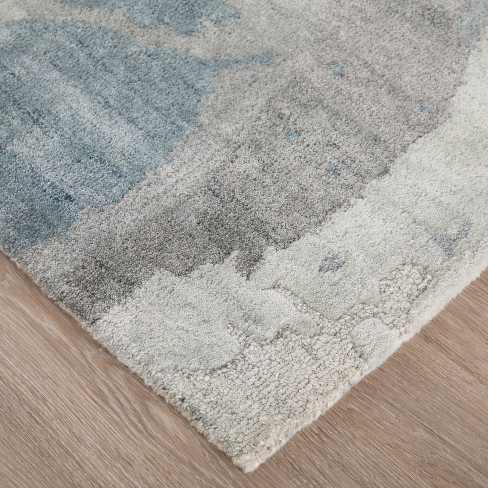 Feizy Kendall 8A60F Modern Abstract, Blue/Gray, Rug