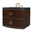 Ambella Cirque Wall Sink Chest - Dark Walnut
