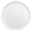 Christofle Albi Porcelain Pie Dish Platinum 31 Cm