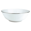 Christofle Albi Porcelain Salad Serving Bowl Platinum